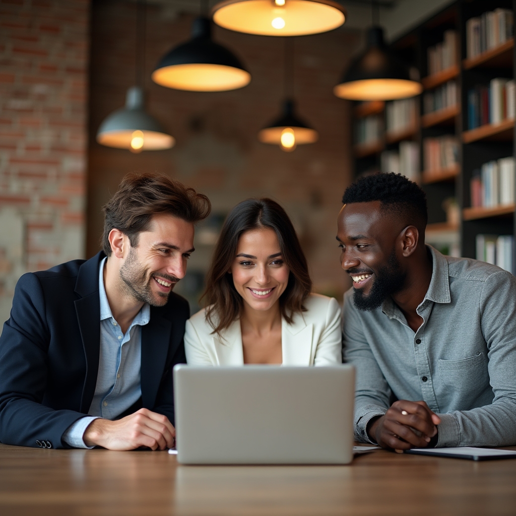 Antreprenori participând la webinar despre echipe IT